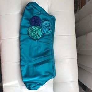 Express Turquoise Blue Clutch